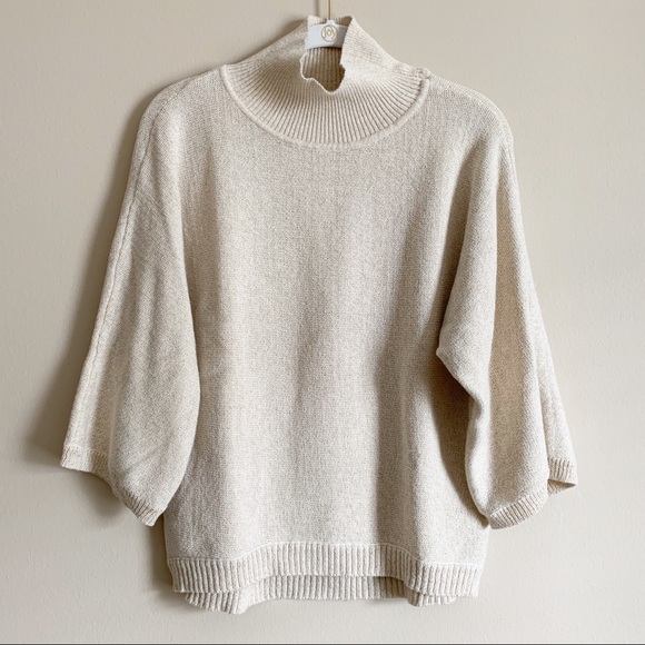 New York & Company Sweaters - NEW YORK & CO / gold sparkle sweater / size small